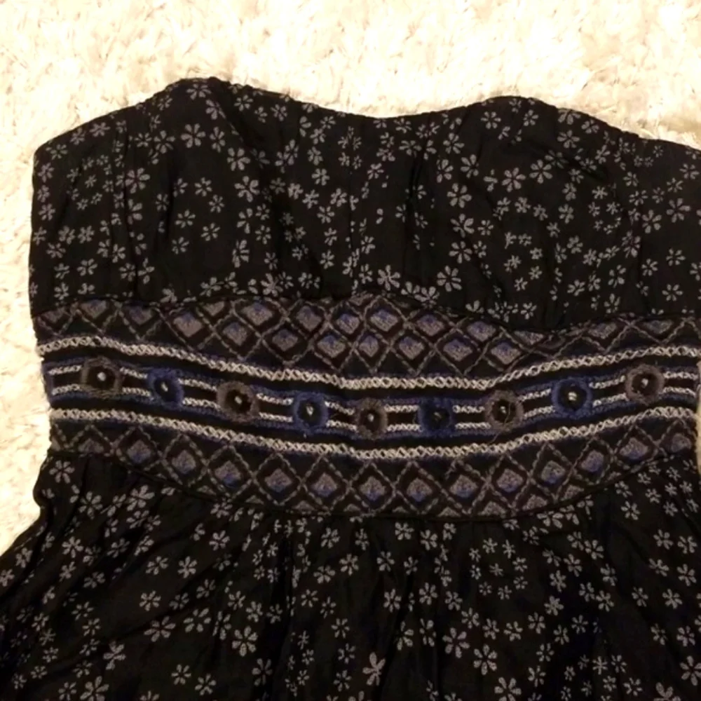 Free People Strapless Whimsigoth Geo Festival dress